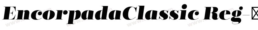 EncorpadaClassic Reg字体转换